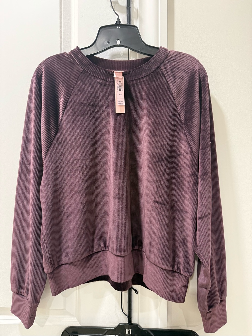 Victoria's Secret Plush Set in Plum - Soft Two-Piece Loungewear SIZE M. NWT - Picture 5 of 5
